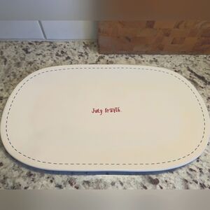 Rae Dunn July Fourth Serving Platter